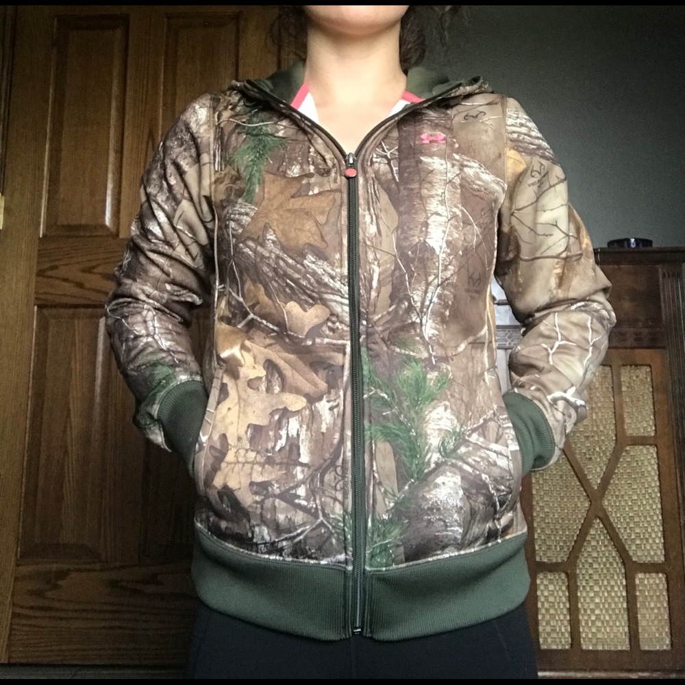 Camo Under Armour zip up